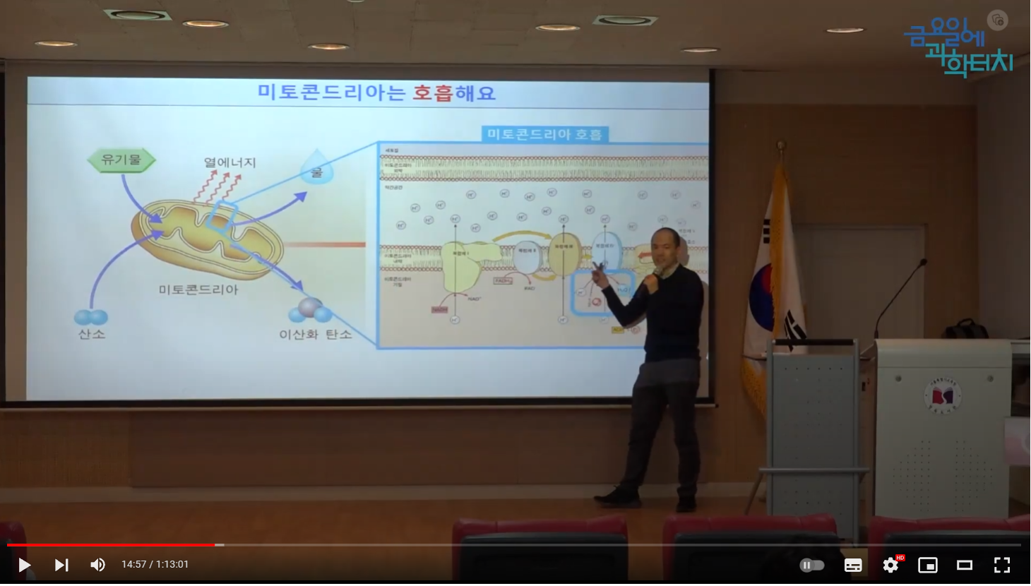지구의 이야기를 읽다가 미소콘드리아까지 가는 건 또 뭔지... ㅎ